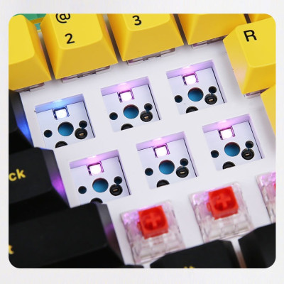 Bàn phím cơ không dây Newmen GM780 Starry Sky Sunset clouds - Sunrise light Nebula  - Hàng Chính Hãng 