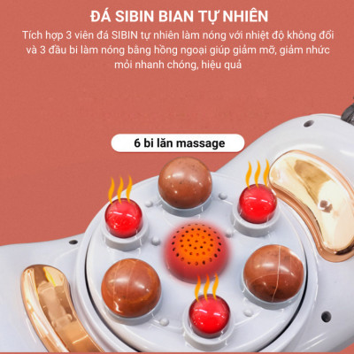 Đai Massage tan Mỡ Bụng MISUKO BM-B45 Đai Rung tan Mỡ Bụng Kết Hợp Nhiều Chế Độ Massage Và Nhiệt Giúp Đánh Tan Mỡ Bụng