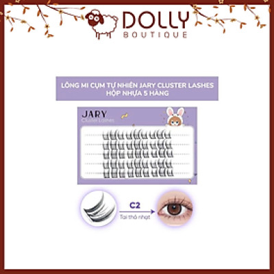 Lông Mi Giả Cụm Tự Nhiên Jary Cluster Lashes Hộp Nhựa 5 hàng C2