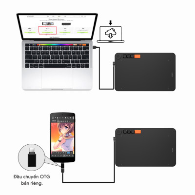 Bảng Vẽ Đồ Họa VEIKK Voila L 4 Phím Keycap Và Vòng Dial - Hàng Chính Hãng