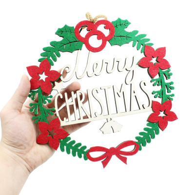 Bảng Gỗ Treo Tường Trang Trí Giáng Sinh - Bách Mộc - Noel Hoa