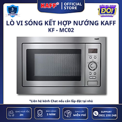 Lò vi sóng kết hợp nướng dung tích 25L KAFF KF-MC02 - Hàng chính hãng