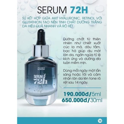 Serum Truyền Trắng 72h Dr Cell 30ml 