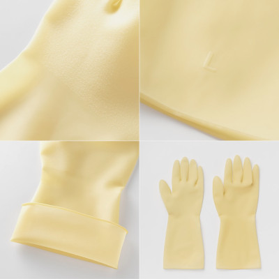 [Mua 3 Tặng 2] Bộ 3 Đôi Găng Tay Cao Su Ngọc Trai Tay Lửng Size L