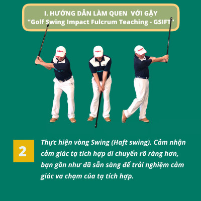 GOLF SWING IMPACT FULCRUM TEACHING (Gậy tập luyện điểm tựa impact) - Phiên bản tiêu chuẩn