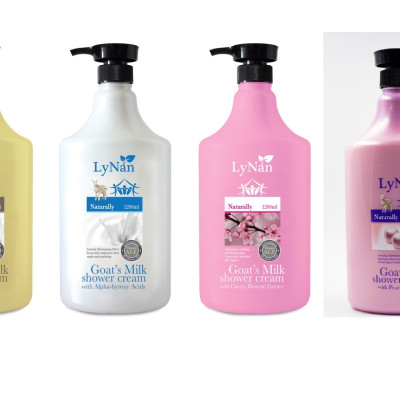 Sữa tắm sữa dê LyNan chiết xuất ngọc trai- Nhập khẩu Malaysia (chai 1200ml)