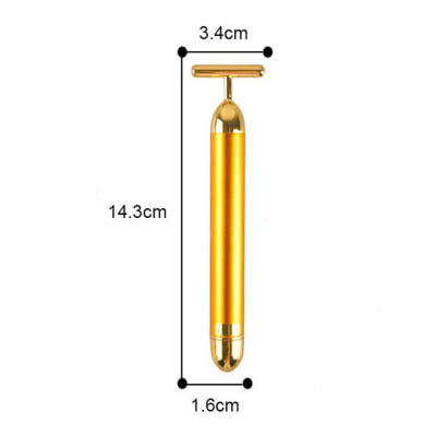 [Hàng có sẵn] Thanh lăn mặt massage làm đẹp và chăm sóc cho da mặt hình chữ T 14.3x3.4x1.6cm (Hàng Chính Hãng)