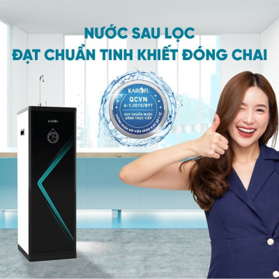 Máy lọc nước RO Mỹ 10 lõi Karofi KAQ-D58 Aiotec RO - Giao trước lắp sau miễn phí toàn quốc - Bảo hành 36 tháng - Hàng chính hãng