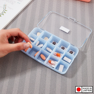 Hộp đựng thuốc chia ngăn Inomata Pure Aid - Hàng Nội Địa Nhật Bản
