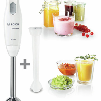 Máy Xay Cầm Tay Bosch MSM26130 (600W) Đa Năng, Công Suất Mạnh 600W, Dễ Dàng Điều Khiển Sử Dụng, Động Cơ Bền Bỉ, Làm Sinh Tố, Đồ Ăn Dặm Cho Con - Thương Hiệu Đức Chính Hãng