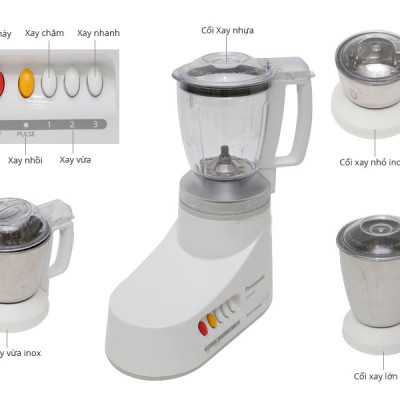 Máy Xay Ép Đa Năng Panasonic PAXD-MX-AC400WRA – 1.0 Lít - Hàng chính hãng