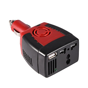 Bộ Chuyển Đổi Nguồn Điện DC 12V Sang AC 220V 150W Cho Xe Ô Tô Cao Cấp - Hàng Nhập Khẩu
