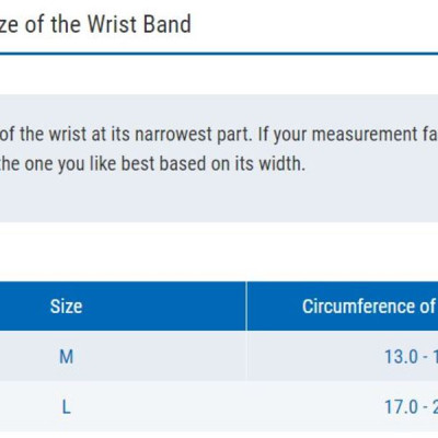 ZAMST Wrist Band Đai hỗ trợ/ bảo vệ cổ tay