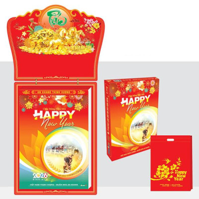 Lịch Bloc Siêu Cực Đại 2026 - Chủ Đề Mã Đáo Thành Công - Văn Lang VL01