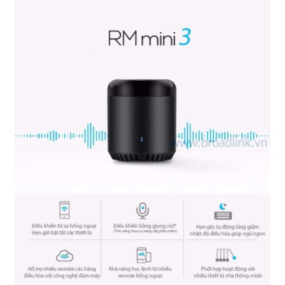 Bộ Điều Khiển Hồng Ngoại  Broadlink RM Mini 3