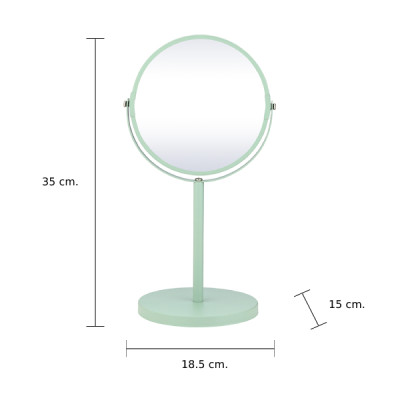 Gương Để Bàn BRYTHE Màu Xanh Lá Nhạt Index Living Mall