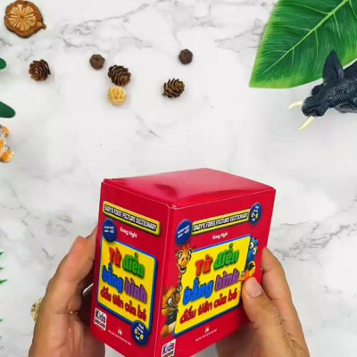 Trọn Bộ 9 Quyển Từ Điển Bằng Hình Đầu Tiên Của Bé Từ 0-6 tuổi - Song Ngữ Anh- Việt (Các trang đều là Bìa Cứng - VT)