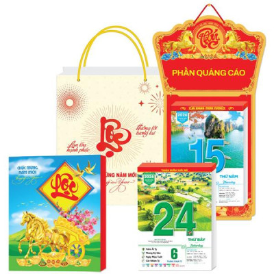 Lịch Bloc Cực Đại 2026 - Việt Nam Quê Hương Tôi - Thành Công - Đại Việt Á DVA05 - Chữ Phúc