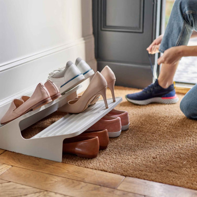 Kệ đựng giày dép đa năng Joseph Joseph 55002 Shoe-In Large Shoe Rack (Ecru)