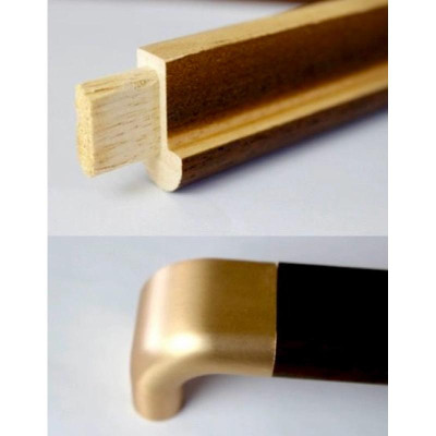 Tranh thư pháp viết vẽ tay đóng khung gỗ trang trọng thẩm mỹ 35x35cm