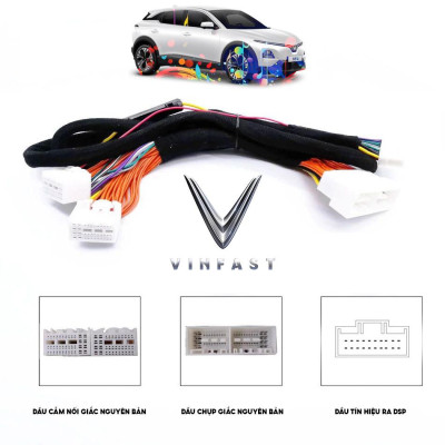 Dây Giắc DSP VinFast VF6 & VF7 - Giải Pháp Plug N Play Hoàn Hảo Trải Nghiệm Âm Thanh Đỉnh Cao