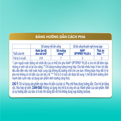 Sữa bột Nestlé NAN OPTIPRO PLUS 4 1500g/lon với 5HMO Giúp tiêu hóa tốt + Tăng cường đề kháng (2 - 6 tuổi) - Tặng Đồ chơi toán học cân bằng