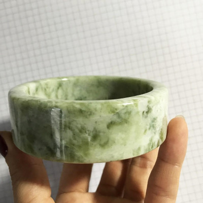 Vòng tay nam bản vuông màu xanh đá tự nhiên bản to 2.5 đến 3cm cho nam mệnh Hỏa và Mộc