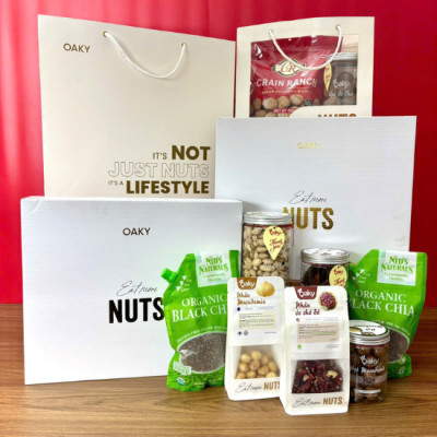 [SET QUÀ TẶNG 20/10] Hạt Dinh Dưỡng Nhập Khẩu Oaky Tặng Bạn Gái, Mẹ, Cô Giáo - #1 Tinh Hoa Hạt