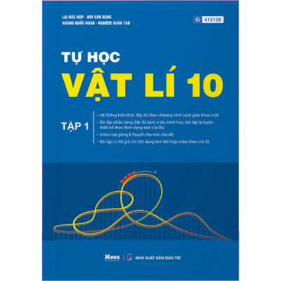 Sách - Combo Tự Học Vật Lý Lớp 10 - Tập 1 + 2 (Moon)