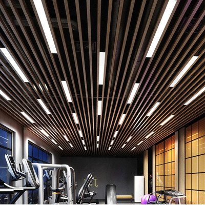 Đèn thả trần AXULY cao cấp khung nhôm ánh sáng trắng hiện đại