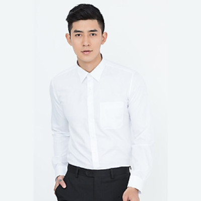 Áo sơ mi trắng Nano dài tay Novelty Classic 04