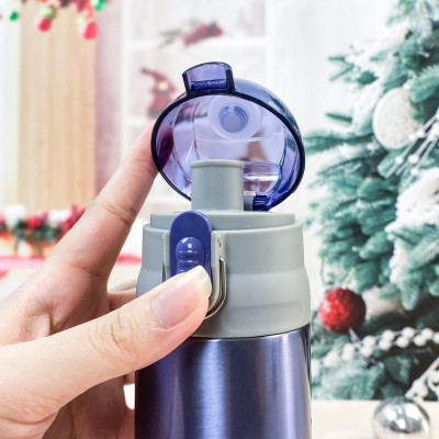 Bình giữ nhiệt LocknLock LHC6800FU, 500ml ,nút bấm tiện lợi, coating phủ đồng - Hàng chính hãng