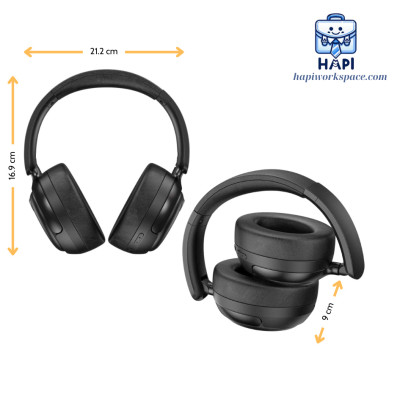 Tai nghe Bluetooth hàng chính hãng WiWU Elite Wi-TD-10: Chụp tai, âm thanh cực chất, pin siêu lâu, kiểu dáng hiện đại, chống ồn tốt