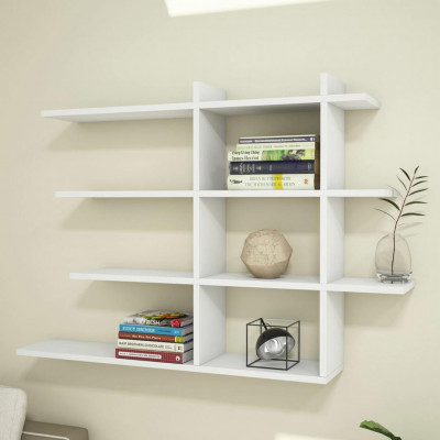 Kệ trang trí gỗ kiểu dáng nhỏ gọn SMLIFE Wigwam