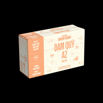 Sữa Tươi Tiệt Trùng Green Farm A2 Không Đường Vinamilk Hộp 180ml