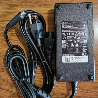 Sạc dành cho Laptop Dell inspiron G3 15 3500 G3 15 3590 3579 3779 CHARGER 180W 19.5V 9.23A hàng nhập khẩu.