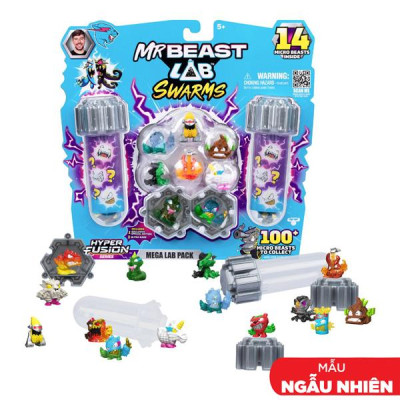 Đồ Chơi Phòng Thí Nghiệm Series 3 - 14 Sinh Vật - MrBeast Lab 24785 (Mẫu Sản Phẩm Giao Ngẫu Nhiên)