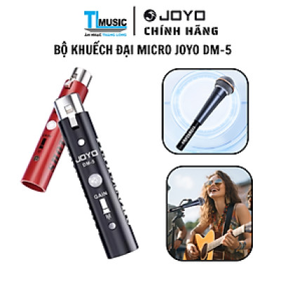 JOYO DM-5 SHOTSHELL Mic Preamplifier - Bộ Khuếch Đại Tín Hiệu Micro Di Động Hiệu Suất Cao - Hàng chính hãng