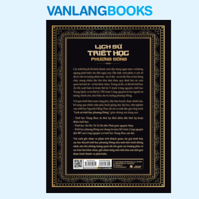 Lịch Sử Triết Học Phương Đông - Tái Bản - Vanlangbook