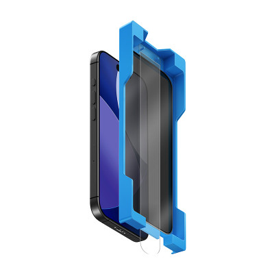 Bộ Dán Kính Cường Lực UNIQ EXOFit™ VIVID/ PRIVACY Cho iPhone 17 Pro Max Trong Suốt & Chống Nhìn Trộm Kèm Khung Dán Hàng Chính Hãng