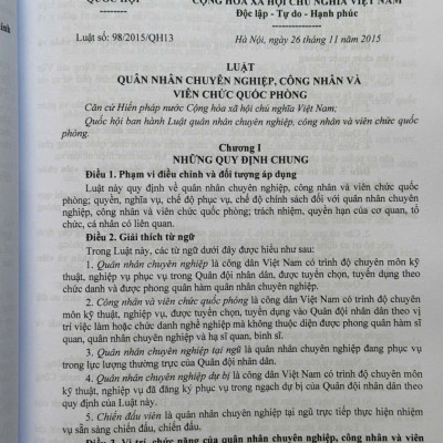 Sách Hệ Thống Toàn Văn Các Văn Bản Luật Về Quân Sự, Quốc Phòng – Những Quy Định Chi Tiết Thi Hành (V2641T)