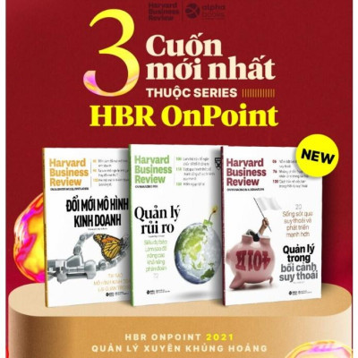 Bộ HBR OnPoint 2021 - Quản Lý Xuyên Khủng Hoảng (Bộ 3 Cuốn) - Bản Quyền