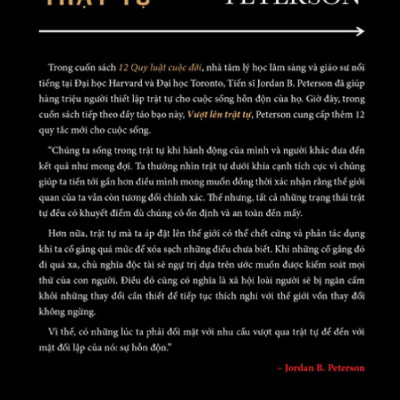 Vượt Lên Trật Tự - 12 Quy Tắc Cho Cuộc Sống - Beyond Order