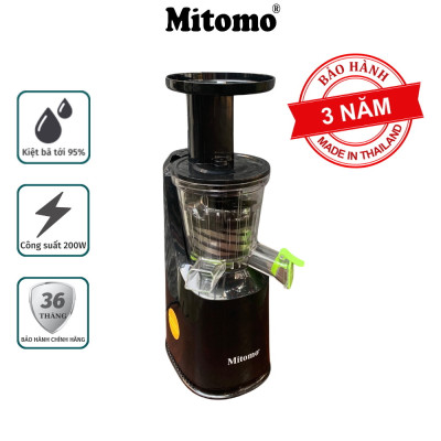 Máy ép trái cây,hoa quả Mitomo- Giữ Nguyên Dinh Dưỡng, Động Cơ Êm, Dễ Vệ Sinh hãng chính hãng