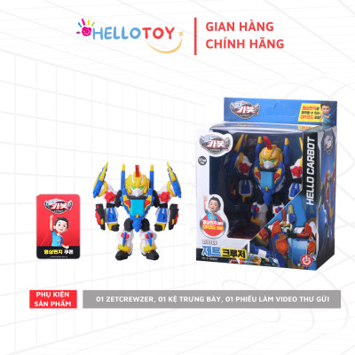 Đồ chơi Robot Little Zetcrewzer Hello Carbot HC-F-006SD - Mô hình nhựa PVC cho trẻ em trên 37 tháng tuổi - Hello Toy