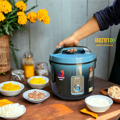 Nồi Cơm Điện Nắp Gài Bennix BN-0.28NK Dung Tích 2.8L Bảo Hành 12 tháng Dùng Cho Gia Đình 8 Người- Hàng Chính Hãng
