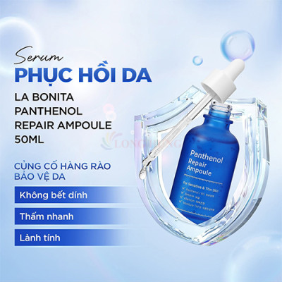 Tinh chất phục hồi da La Bonita Vital Panthenol Repair Ampoule (2ml/50ml) - Hàng chính hãng
