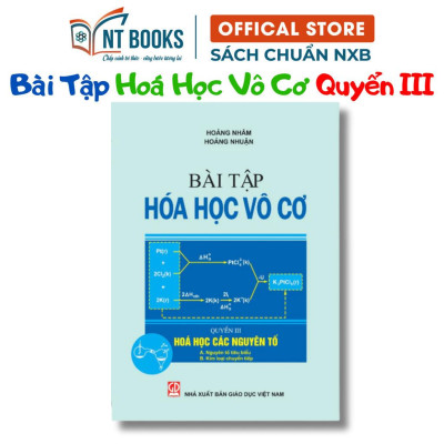 Sách - Combo 3 Cuốn - Bài Tập Hóa Học Vô Cơ - NXB Giáo Dục - HV