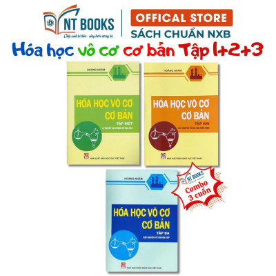 Sách - Combo 3 Cuốn Hóa Học Vô Cơ Cơ Bản - Tập 1 + 2 + 3 - NXB Giáo Dục - HV