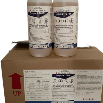 (An toàn-Hạ gục ngay) Hàng nhập Nhật - Thuốc diệt muỗi, kiến, gián, rệp... Pesguard 161 chai 1 lít